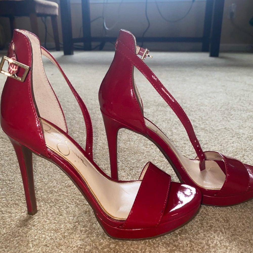 Jessica Simpson Red Heels 5.5